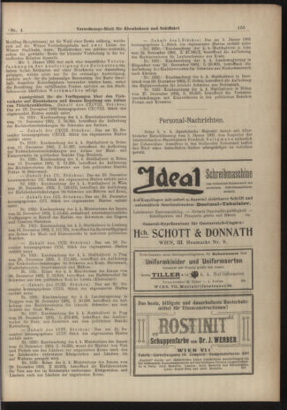 Verordnungs-Blatt für Eisenbahnen und Schiffahrt: Veröffentlichungen in Tarif- und Transport-Angelegenheiten 19030108 Seite: 3