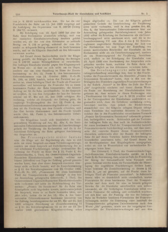 Verordnungs-Blatt für Eisenbahnen und Schiffahrt: Veröffentlichungen in Tarif- und Transport-Angelegenheiten 19030110 Seite: 2