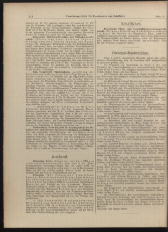 Verordnungs-Blatt für Eisenbahnen und Schiffahrt: Veröffentlichungen in Tarif- und Transport-Angelegenheiten 19030110 Seite: 6