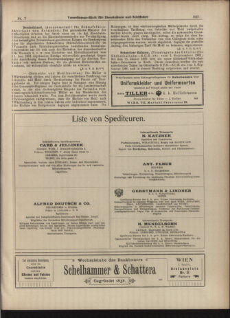 Verordnungs-Blatt für Eisenbahnen und Schiffahrt: Veröffentlichungen in Tarif- und Transport-Angelegenheiten 19030115 Seite: 15