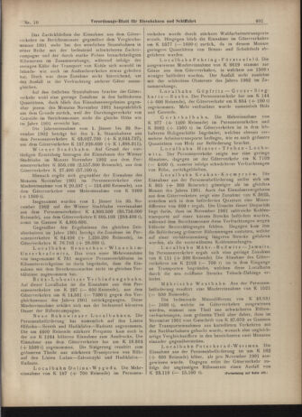 Verordnungs-Blatt für Eisenbahnen und Schiffahrt: Veröffentlichungen in Tarif- und Transport-Angelegenheiten 19030122 Seite: 5