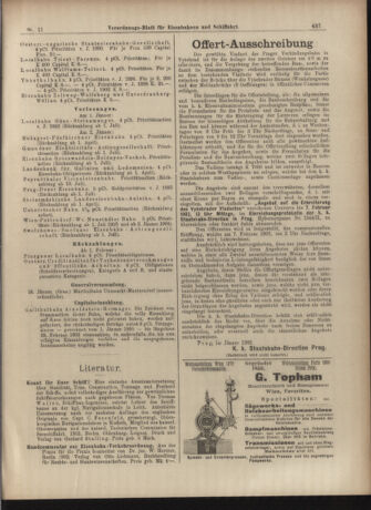 Verordnungs-Blatt für Eisenbahnen und Schiffahrt: Veröffentlichungen in Tarif- und Transport-Angelegenheiten 19030124 Seite: 13