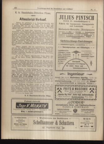 Verordnungs-Blatt für Eisenbahnen und Schiffahrt: Veröffentlichungen in Tarif- und Transport-Angelegenheiten 19030124 Seite: 14