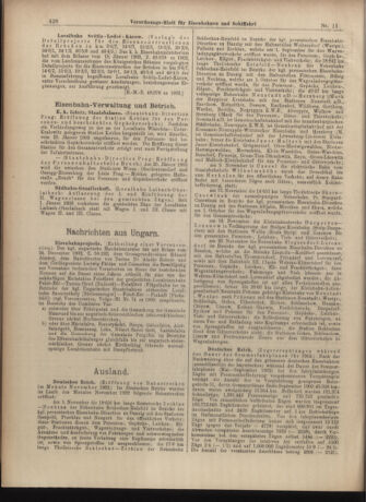 Verordnungs-Blatt für Eisenbahnen und Schiffahrt: Veröffentlichungen in Tarif- und Transport-Angelegenheiten 19030124 Seite: 4