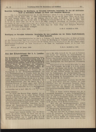 Verordnungs-Blatt für Eisenbahnen und Schiffahrt: Veröffentlichungen in Tarif- und Transport-Angelegenheiten 19030127 Seite: 3