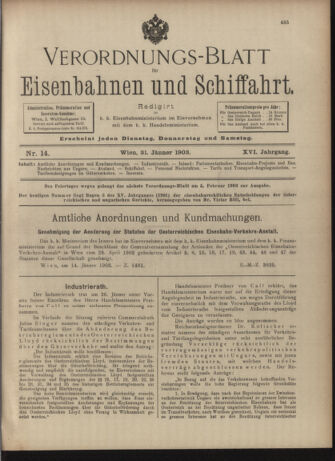 Verordnungs-Blatt für Eisenbahnen und Schiffahrt: Veröffentlichungen in Tarif- und Transport-Angelegenheiten