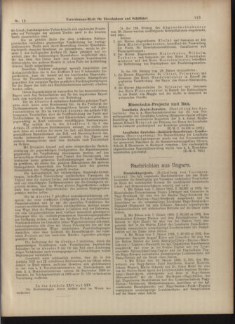 Verordnungs-Blatt für Eisenbahnen und Schiffahrt: Veröffentlichungen in Tarif- und Transport-Angelegenheiten 19030205 Seite: 13