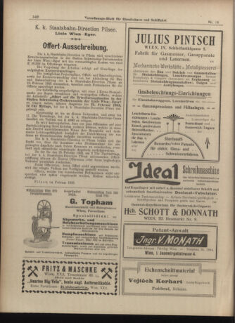 Verordnungs-Blatt für Eisenbahnen und Schiffahrt: Veröffentlichungen in Tarif- und Transport-Angelegenheiten 19030207 Seite: 14