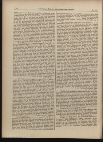 Verordnungs-Blatt für Eisenbahnen und Schiffahrt: Veröffentlichungen in Tarif- und Transport-Angelegenheiten 19030207 Seite: 16