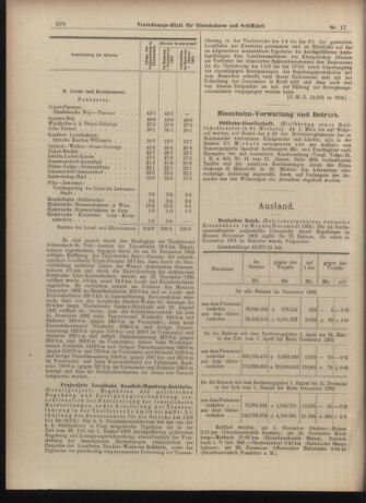 Verordnungs-Blatt für Eisenbahnen und Schiffahrt: Veröffentlichungen in Tarif- und Transport-Angelegenheiten 19030210 Seite: 6