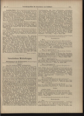 Verordnungs-Blatt für Eisenbahnen und Schiffahrt: Veröffentlichungen in Tarif- und Transport-Angelegenheiten 19030210 Seite: 7