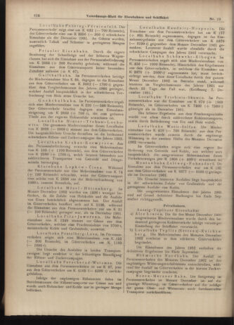 Verordnungs-Blatt für Eisenbahnen und Schiffahrt: Veröffentlichungen in Tarif- und Transport-Angelegenheiten 19030214 Seite: 14