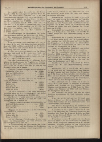 Verordnungs-Blatt für Eisenbahnen und Schiffahrt: Veröffentlichungen in Tarif- und Transport-Angelegenheiten 19030214 Seite: 15