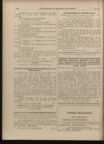 Verordnungs-Blatt für Eisenbahnen und Schiffahrt: Veröffentlichungen in Tarif- und Transport-Angelegenheiten 19030214 Seite: 26