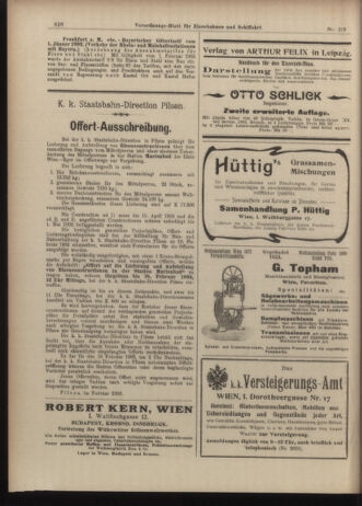 Verordnungs-Blatt für Eisenbahnen und Schiffahrt: Veröffentlichungen in Tarif- und Transport-Angelegenheiten 19030214 Seite: 28