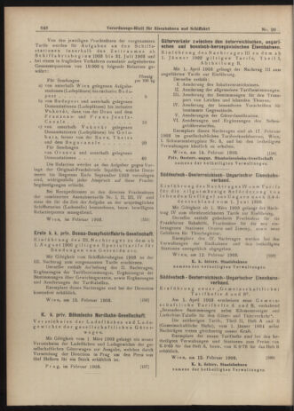 Verordnungs-Blatt für Eisenbahnen und Schiffahrt: Veröffentlichungen in Tarif- und Transport-Angelegenheiten 19030217 Seite: 12