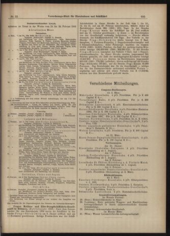 Verordnungs-Blatt für Eisenbahnen und Schiffahrt: Veröffentlichungen in Tarif- und Transport-Angelegenheiten 19030221 Seite: 13