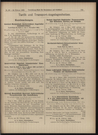 Verordnungs-Blatt für Eisenbahnen und Schiffahrt: Veröffentlichungen in Tarif- und Transport-Angelegenheiten 19030224 Seite: 13