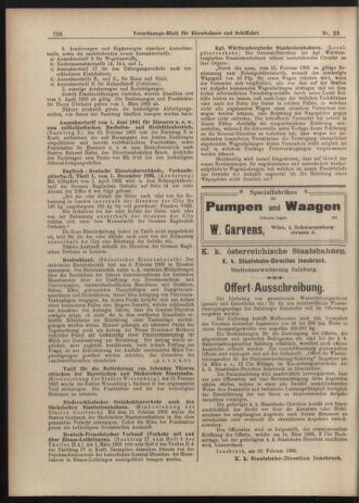 Verordnungs-Blatt für Eisenbahnen und Schiffahrt: Veröffentlichungen in Tarif- und Transport-Angelegenheiten 19030224 Seite: 16