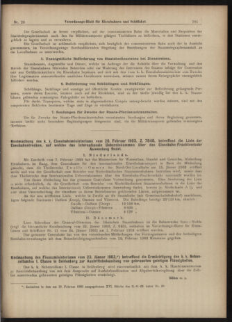 Verordnungs-Blatt für Eisenbahnen und Schiffahrt: Veröffentlichungen in Tarif- und Transport-Angelegenheiten 19030224 Seite: 9