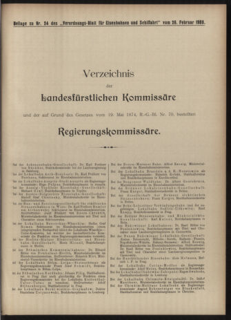 Verordnungs-Blatt für Eisenbahnen und Schiffahrt: Veröffentlichungen in Tarif- und Transport-Angelegenheiten 19030226 Seite: 29