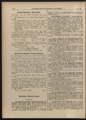 Verordnungs-Blatt für Eisenbahnen und Schiffahrt: Veröffentlichungen in Tarif- und Transport-Angelegenheiten 19030226 Seite: 8