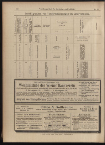 Verordnungs-Blatt für Eisenbahnen und Schiffahrt: Veröffentlichungen in Tarif- und Transport-Angelegenheiten 19030305 Seite: 16