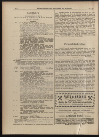 Verordnungs-Blatt für Eisenbahnen und Schiffahrt: Veröffentlichungen in Tarif- und Transport-Angelegenheiten 19030307 Seite: 4