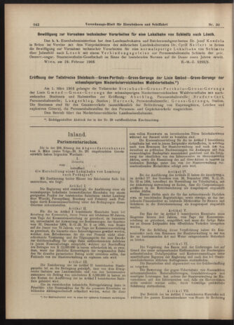 Verordnungs-Blatt für Eisenbahnen und Schiffahrt: Veröffentlichungen in Tarif- und Transport-Angelegenheiten 19030312 Seite: 2