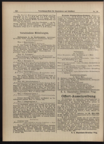 Verordnungs-Blatt für Eisenbahnen und Schiffahrt: Veröffentlichungen in Tarif- und Transport-Angelegenheiten 19030312 Seite: 6