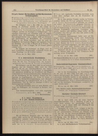 Verordnungs-Blatt für Eisenbahnen und Schiffahrt: Veröffentlichungen in Tarif- und Transport-Angelegenheiten 19030317 Seite: 8