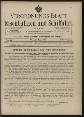 Verordnungs-Blatt für Eisenbahnen und Schiffahrt: Veröffentlichungen in Tarif- und Transport-Angelegenheiten