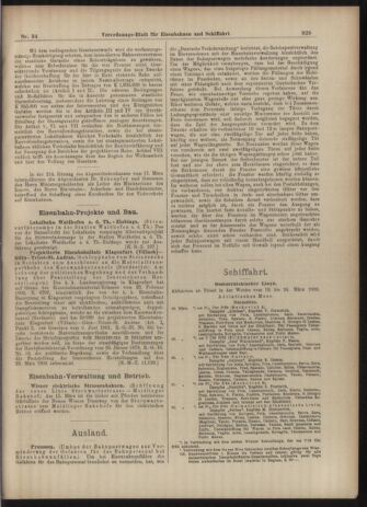 Verordnungs-Blatt für Eisenbahnen und Schiffahrt: Veröffentlichungen in Tarif- und Transport-Angelegenheiten 19030321 Seite: 17