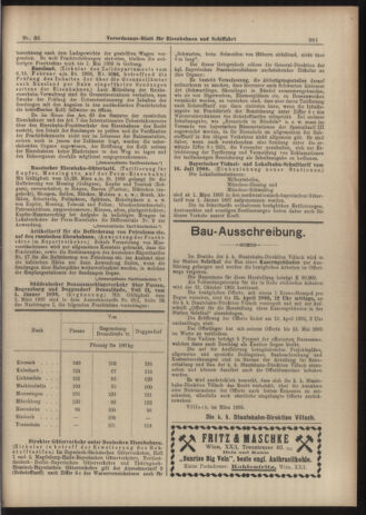 Verordnungs-Blatt für Eisenbahnen und Schiffahrt: Veröffentlichungen in Tarif- und Transport-Angelegenheiten 19030328 Seite: 13