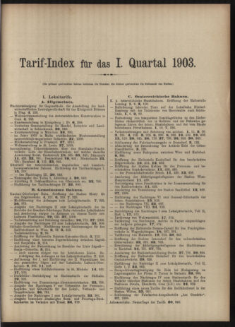 Verordnungs-Blatt für Eisenbahnen und Schiffahrt: Veröffentlichungen in Tarif- und Transport-Angelegenheiten 19030331 Seite: 25