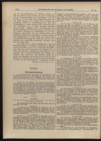 Verordnungs-Blatt für Eisenbahnen und Schiffahrt: Veröffentlichungen in Tarif- und Transport-Angelegenheiten 19030331 Seite: 8