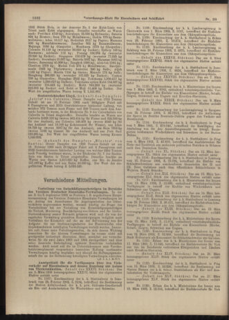 Verordnungs-Blatt für Eisenbahnen und Schiffahrt: Veröffentlichungen in Tarif- und Transport-Angelegenheiten 19030402 Seite: 12