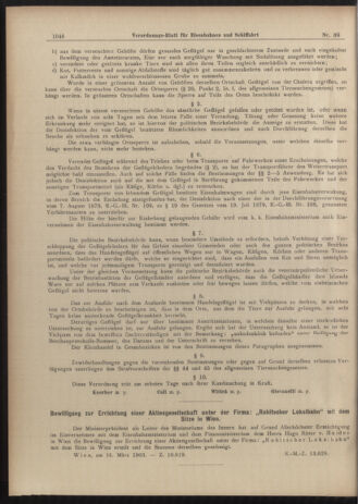 Verordnungs-Blatt für Eisenbahnen und Schiffahrt: Veröffentlichungen in Tarif- und Transport-Angelegenheiten 19030404 Seite: 2