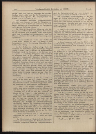 Verordnungs-Blatt für Eisenbahnen und Schiffahrt: Veröffentlichungen in Tarif- und Transport-Angelegenheiten 19030407 Seite: 6