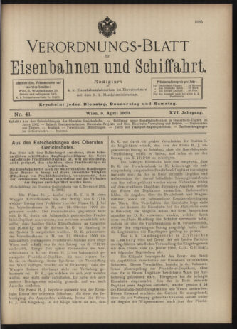 Verordnungs-Blatt für Eisenbahnen und Schiffahrt: Veröffentlichungen in Tarif- und Transport-Angelegenheiten