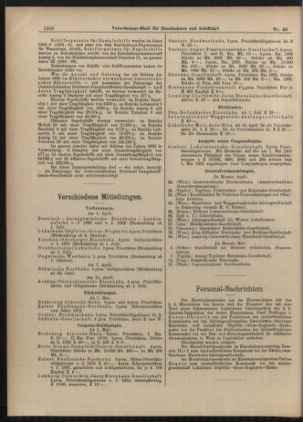 Verordnungs-Blatt für Eisenbahnen und Schiffahrt: Veröffentlichungen in Tarif- und Transport-Angelegenheiten 19030423 Seite: 14