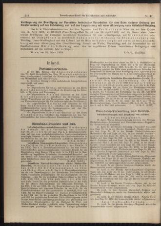 Verordnungs-Blatt für Eisenbahnen und Schiffahrt: Veröffentlichungen in Tarif- und Transport-Angelegenheiten 19030425 Seite: 2