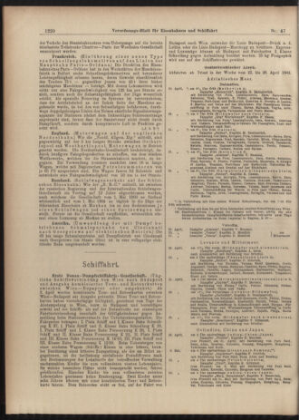 Verordnungs-Blatt für Eisenbahnen und Schiffahrt: Veröffentlichungen in Tarif- und Transport-Angelegenheiten 19030425 Seite: 4