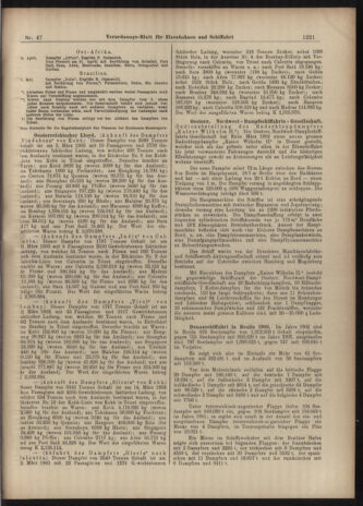 Verordnungs-Blatt für Eisenbahnen und Schiffahrt: Veröffentlichungen in Tarif- und Transport-Angelegenheiten 19030425 Seite: 5