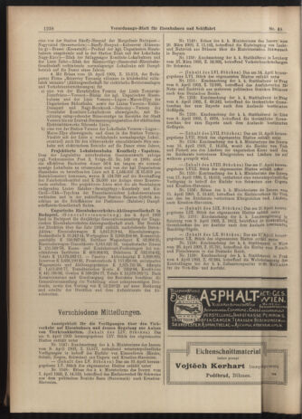 Verordnungs-Blatt für Eisenbahnen und Schiffahrt: Veröffentlichungen in Tarif- und Transport-Angelegenheiten 19030428 Seite: 6