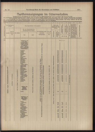 Verordnungs-Blatt für Eisenbahnen und Schiffahrt: Veröffentlichungen in Tarif- und Transport-Angelegenheiten 19030502 Seite: 11