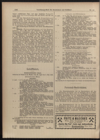 Verordnungs-Blatt für Eisenbahnen und Schiffahrt: Veröffentlichungen in Tarif- und Transport-Angelegenheiten 19030502 Seite: 6