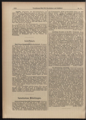 Verordnungs-Blatt für Eisenbahnen und Schiffahrt: Veröffentlichungen in Tarif- und Transport-Angelegenheiten 19030505 Seite: 6