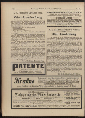 Verordnungs-Blatt für Eisenbahnen und Schiffahrt: Veröffentlichungen in Tarif- und Transport-Angelegenheiten 19030507 Seite: 10