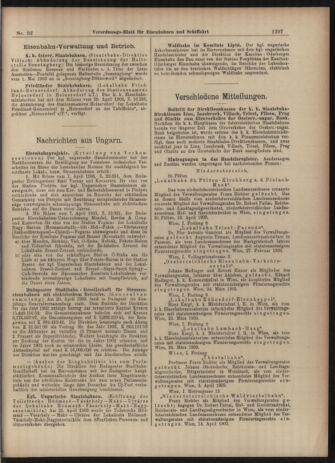 Verordnungs-Blatt für Eisenbahnen und Schiffahrt: Veröffentlichungen in Tarif- und Transport-Angelegenheiten 19030507 Seite: 5